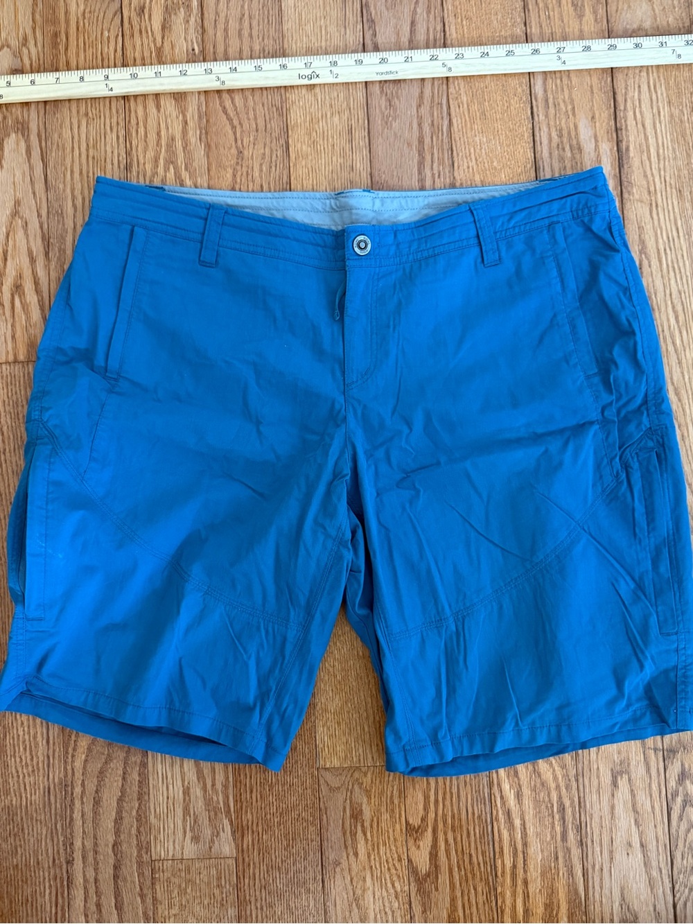 Kuhl Dark Teal Women’s 18W Hiking Shorts With Side Zip Pockets 10” Inseam